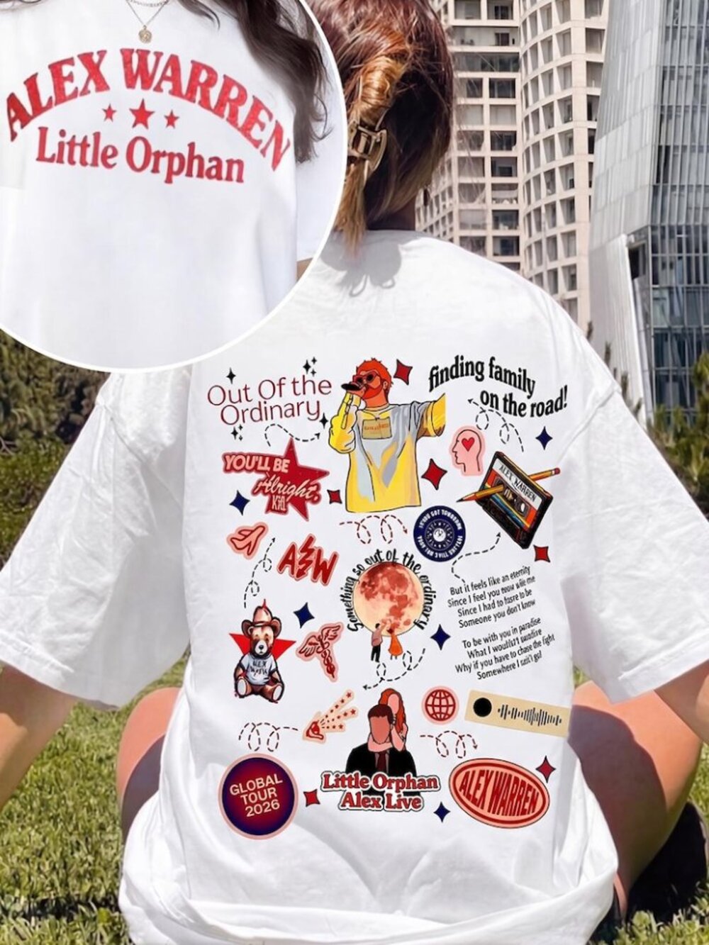 Alex Warren Tour 2026 Shirt, Concert Fan Graphic Tee 254